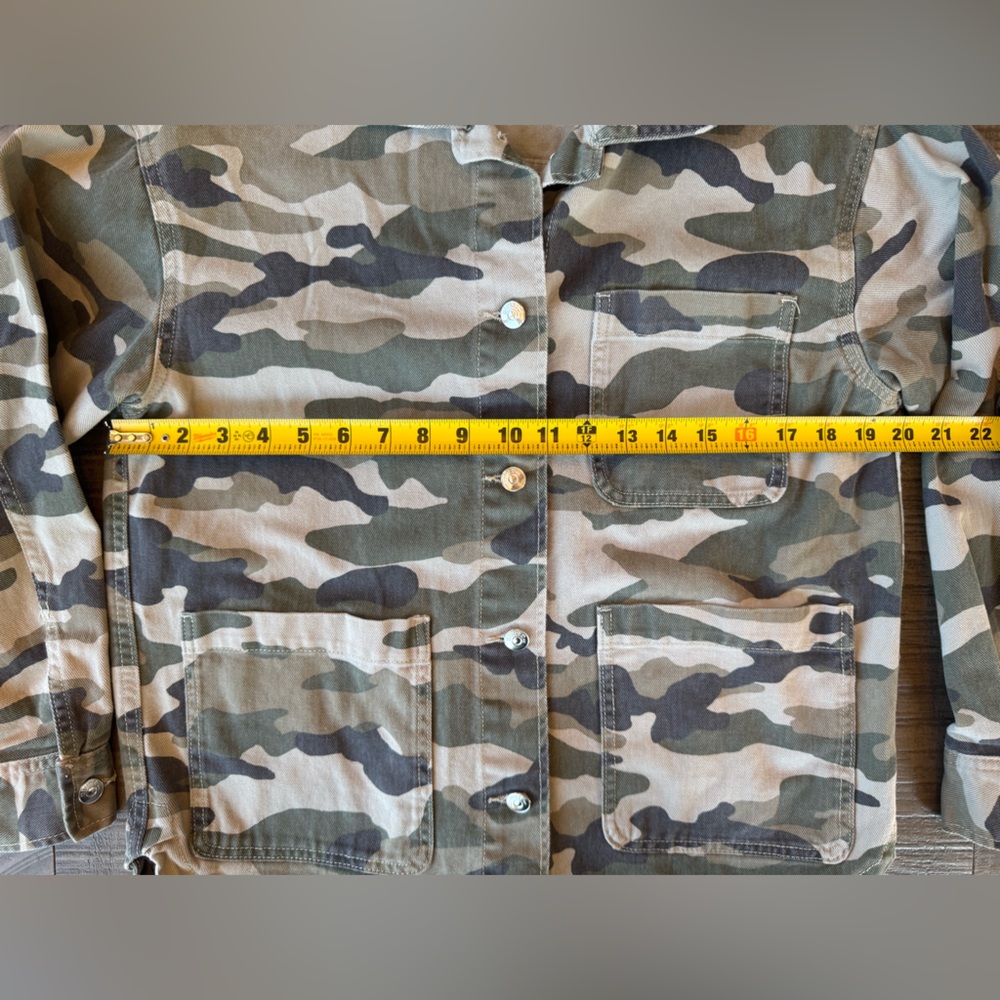 H&M - DIVIDED Camouflage Camo Lightweight Jacket Women’s Size Small - Picture 9 of 10